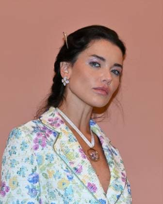 Milan: Milan,Italy Luisa Beccaria Spring Summer 2026 collection presentation show In the photo:Vialina Lemann Milan  - ZUMAp169 20250924_zea_p169_1061 Copyright: xNickxZonnax