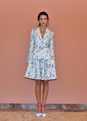 Milan: Milan,Italy Luisa Beccaria Spring Summer 2026 collection presentation show In the photo:Vialina Lemann Milan  - ZUMAp169 20250924_zea_p169_1037 Copyright: xNickxZonnax