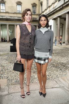 Milan, Italy: Milan, Milan Women s Fashion Week Spring Summer 2026 - Women s Fashion, Spring Summer 2026. - Missoni fashion show - arrivals in the photo: guest Milan Italy  - ZUMAp169 20250924_zea_p169_991 Copyright: xRiccardoxGIordanox