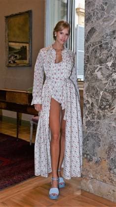 Milan,Italy Luisa Beccaria Spring Summer 2026 collection presentation show In the photo:Luisa Beccaria show  Copyright: xNickxZonnax xipa-agency.netx xNickxZonnax IPA_Agency_IPA65692682
