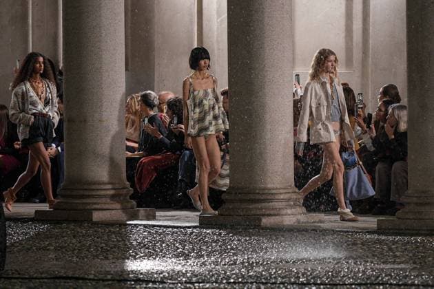 Milan, Milan Women s Fashion Week Spring Summer 2026 - Women s Fashion, Spring Summer 2026. - Missoni fashion show - fashion show in the photo: model  Copyright: xRiccardoxGIordanox xipa-agency.netx xRiccardoxGiordano IPAx IPA_Agency_IPA65697597