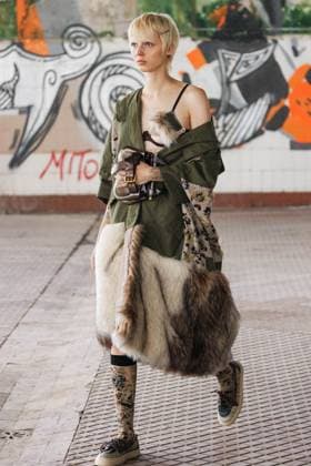 News - Antonio Marras - Runway and celebrities- Milan Fashion Week - Womenswear Spring Summer 2026 A model walks the runway at the Antonio Marras fashion show during the Milan Womenswear Spring Summer 2026 on September 24, 2025 in Milan, Italy. Photo: Cinzia Camela. Milano Viale Molise, 68 Italy Copyright: xCinziaxCamelax xLiveMediax LPN_2045934
