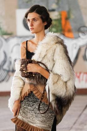 News - Antonio Marras - Runway and celebrities- Milan Fashion Week - Womenswear Spring Summer 2026 A model walks the runway at the Antonio Marras fashion show during the Milan Womenswear Spring Summer 2026 on September 24, 2025 in Milan, Italy. Photo: Cinzia Camela. Milano Viale Molise, 68 Italy Copyright: xCinziaxCamelax xLiveMediax LPN_2045941
