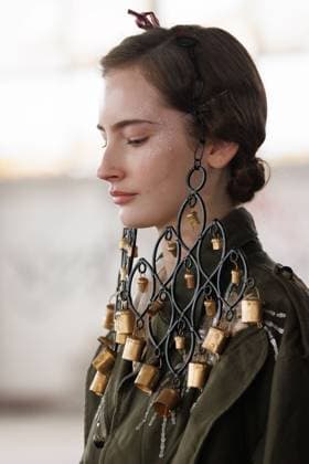 News - Antonio Marras - Runway and celebrities- Milan Fashion Week - Womenswear Spring Summer 2026 A model walks the runway at the Antonio Marras fashion show during the Milan Womenswear Spring Summer 2026 on September 24, 2025 in Milan, Italy. Photo: Cinzia Camela. Milano Viale Molise, 68 Italy Copyright: xCinziaxCamelax xLiveMediax LPN_2045955