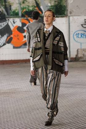 News - Antonio Marras - Runway and celebrities- Milan Fashion Week - Womenswear Spring Summer 2026 A model walks the runway at the Antonio Marras fashion show during the Milan Womenswear Spring Summer 2026 on September 24, 2025 in Milan, Italy. Photo: Cinzia Camela. Milano Viale Molise, 68 Italy Copyright: xCinziaxCamelax xLiveMediax LPN_2045964