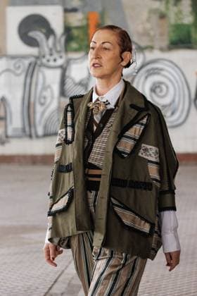 News - Antonio Marras - Runway and celebrities- Milan Fashion Week - Womenswear Spring Summer 2026 A model walks the runway at the Antonio Marras fashion show during the Milan Womenswear Spring Summer 2026 on September 24, 2025 in Milan, Italy. Photo: Cinzia Camela. Milano Viale Molise, 68 Italy Copyright: xCinziaxCamelax xLiveMediax LPN_2045965