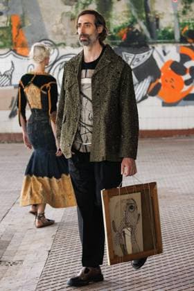News - Antonio Marras - Runway and celebrities- Milan Fashion Week - Womenswear Spring Summer 2026 A model walks the runway at the Antonio Marras fashion show during the Milan Womenswear Spring Summer 2026 on September 24, 2025 in Milan, Italy. Photo: Cinzia Camela. Milano Viale Molise, 68 Italy Copyright: xCinziaxCamelax xLiveMediax LPN_2045972