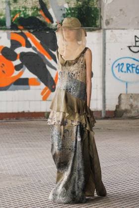 News - Antonio Marras - Runway and celebrities- Milan Fashion Week - Womenswear Spring Summer 2026 A model walks the runway at the Antonio Marras fashion show during the Milan Womenswear Spring Summer 2026 on September 24, 2025 in Milan, Italy. Photo: Cinzia Camela. Milano Viale Molise, 68 Italy Copyright: xCinziaxCamelax xLiveMediax LPN_2045975