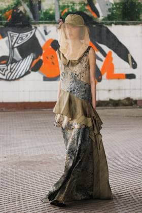 News - Antonio Marras - Runway and celebrities- Milan Fashion Week - Womenswear Spring Summer 2026 A model walks the runway at the Antonio Marras fashion show during the Milan Womenswear Spring Summer 2026 on September 24, 2025 in Milan, Italy. Photo: Cinzia Camela. Milano Viale Molise, 68 Italy Copyright: xCinziaxCamelax xLiveMediax LPN_2045976