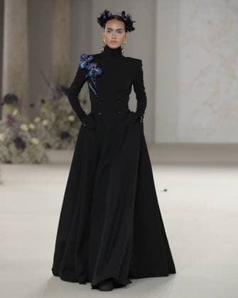 September 24, 2025, Milan, Milan, Italy: A model walks the runway wearing creations by designer XIONG YING for the HEAVEN GAIA collection during Milan Fashion Week Spring Summer 2026, at the Museo Leonardo da Vinci, in Milan, Italy, on September 24, 2025. Milan Italy - ZUMAp285 20250924_zep_p285_020 Copyright: xGennaroxPiscopox