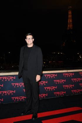 Tron Ares Premiere Justin Springer attending the Tron : Ares Premiere at the Pathe Palace cinema in Paris, France on September 24, 2025. Photo by Aurore Marechal ABACAPRESS.COM Paris France  Copyright: xMarechalxAurore ABACAx