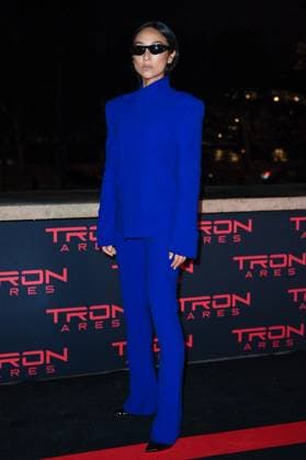 Tron Ares Premiere Greta Lee attending the Tron : Ares Premiere at the Pathe Palace cinema in Paris, France on September 24, 2025. Photo by Aurore Marechal ABACAPRESS.COM Paris France  Copyright: xMarechalxAurore ABACAx