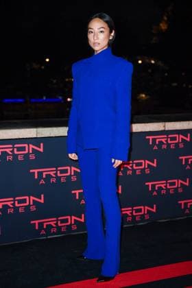 Tron Ares Premiere Greta Lee attending the Tron : Ares Premiere at the Pathe Palace cinema in Paris, France on September 24, 2025. Photo by Aurore Marechal ABACAPRESS.COM Paris France  Copyright: xMarechalxAurore ABACAx