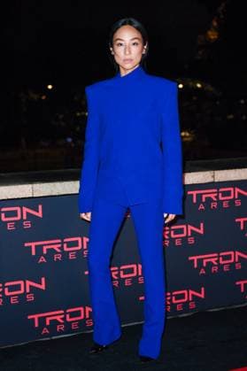 Tron Ares Premiere Greta Lee attending the Tron : Ares Premiere at the Pathe Palace cinema in Paris, France on September 24, 2025. Photo by Aurore Marechal ABACAPRESS.COM Paris France  Copyright: xMarechalxAurore ABACAx