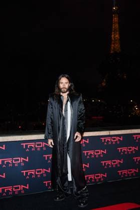 Tron Ares Premiere Jared Leto attending the Tron : Ares Premiere at the Pathe Palace cinema in Paris, France on September 24, 2025. Photo by Aurore Marechal ABACAPRESS.COM Paris France  Copyright: xMarechalxAurore ABACAx