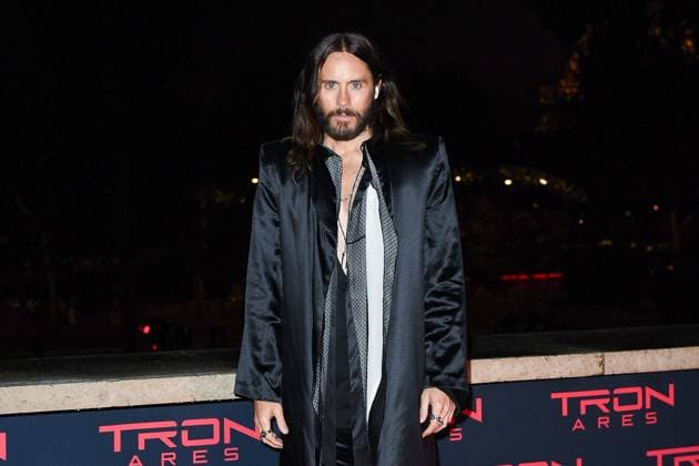 Tron Ares Premiere Jared Leto attending the Tron : Ares Premiere at the Pathe Palace cinema in Paris, France on September 24, 2025. Photo by Aurore Marechal ABACAPRESS.COM Paris France  Copyright: xMarechalxAurore ABACAx