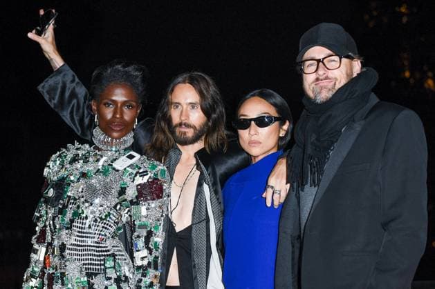 Tron Ares Premiere Jodie Turner-Smith, Jared Leto, Greta Lee and Joachim Ronning attending the Tron : Ares Premiere at the Pathe Palace cinema in Paris, France on September 24, 2025. Photo by Aurore Marechal ABACAPRESS.COM Paris France  Copyright: xMarechalxAurore ABACAx