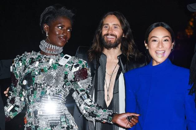 Tron Ares Premiere Jodie Turner-Smith, Jared Leto and Greta Lee attending the Tron : Ares Premiere at the Pathe Palace cinema in Paris, France on September 24, 2025. Photo by Aurore Marechal ABACAPRESS.COM Paris France  Copyright: xMarechalxAurore ABACAx