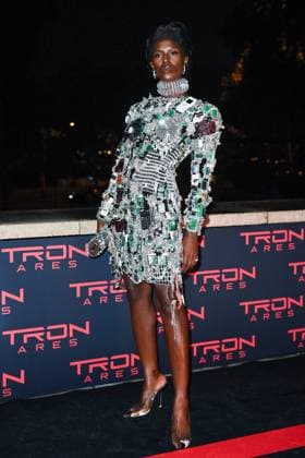 Tron Ares Premiere Jodie Turner-Smith attending the Tron : Ares Premiere at the Pathe Palace cinema in Paris, France on September 24, 2025. Photo by Aurore Marechal ABACAPRESS.COM Paris France  Copyright: xMarechalxAurore ABACAx