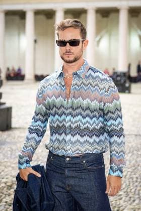 Front Row of Missoni fashion show during the Milan Fashion Week - Womenswear S S 2026 in Milan, Italy on 24 September 2025. Paolo Stella attends the Missoni fashion show during the Milan Fashion Week - Womenswear Spring Summer 2026 in Milan, Italy on 24 September 2025., Credit:Stefano Costantino TTL Avalon Italy, Milan  Copyright: xStefanoxCostantinoxTTLx xAvalonx 1039992523