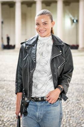 Front Row of Missoni fashion show during the Milan Fashion Week - Womenswear S S 2026 in Milan, Italy on 24 September 2025. Fiammetta Cicogna attends the Missoni fashion show during the Milan Fashion Week - Womenswear Spring Summer 2026 in Milan, Italy on 24 September 2025., Credit:Stefano Costantino TTL Avalon Italy, Milan  Copyright: xStefanoxCostantinoxTTLx xAvalonx 1039992531