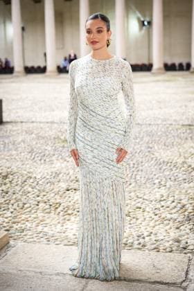 Front Row of Missoni fashion show during the Milan Fashion Week - Womenswear S S 2026 in Milan, Italy on 24 September 2025. A guest attends the Missoni fashion show during the Milan Fashion Week - Womenswear Spring Summer 2026 in Milan, Italy on 24 September 2025., Credit:Stefano Costantino TTL Avalon Italy, Milan  Copyright: xStefanoxCostantinoxTTLx xAvalonx 1039992543
