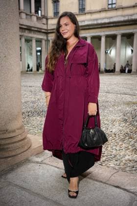Front Row of Missoni fashion show during the Milan Fashion Week - Womenswear S S 2026 in Milan, Italy on 24 September 2025. Teresa Maccapani Missoni attends the Missoni fashion show during the Milan Fashion Week - Womenswear Spring Summer 2026 in Milan, Italy on 24 September 2025., Credit:Stefano Costantino TTL Avalon Italy, Milan  Copyright: xStefanoxCostantinoxTTLx xAvalonx 1039992603