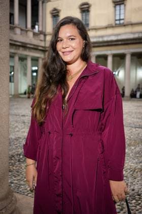 Front Row of Missoni fashion show during the Milan Fashion Week - Womenswear S S 2026 in Milan, Italy on 24 September 2025. Teresa Maccapani Missoni attends the Missoni fashion show during the Milan Fashion Week - Womenswear Spring Summer 2026 in Milan, Italy on 24 September 2025., Credit:Stefano Costantino TTL Avalon Italy, Milan  Copyright: xStefanoxCostantinoxTTLx xAvalonx 1039992608