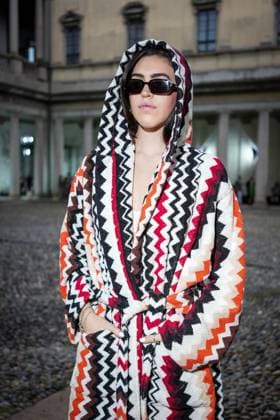 Front Row of Missoni fashion show during the Milan Fashion Week - Womenswear S S 2026 in Milan, Italy on 24 September 2025. A guest attends the Missoni fashion show during the Milan Fashion Week - Womenswear Spring Summer 2026 in Milan, Italy on 24 September 2025., Credit:Stefano Costantino TTL Avalon Italy, Milan  Copyright: xStefanoxCostantinoxTTLx xAvalonx 1039992669