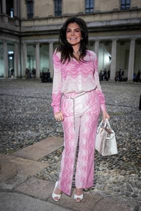 Front Row of Missoni fashion show during the Milan Fashion Week - Womenswear S S 2026 in Milan, Italy on 24 September 2025. A guest attends the Missoni fashion show during the Milan Fashion Week - Womenswear Spring Summer 2026 in Milan, Italy on 24 September 2025., Credit:Stefano Costantino TTL Avalon Italy, Milan  Copyright: xStefanoxCostantinoxTTLx xAvalonx 1039992679