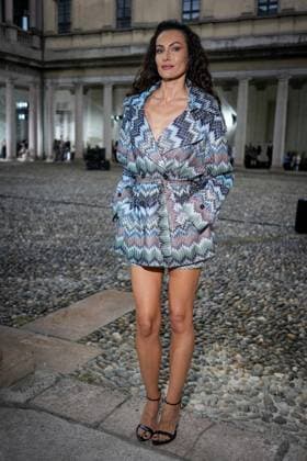 Front Row of Missoni fashion show during the Milan Fashion Week - Womenswear S S 2026 in Milan, Italy on 24 September 2025. Paola Turani attends the Missoni fashion show during the Milan Fashion Week - Womenswear Spring Summer 2026 in Milan, Italy on 24 September 2025., Credit:Stefano Costantino TTL Avalon Italy, Milan  Copyright: xStefanoxCostantinoxTTLx xAvalonx 1039992720
