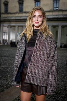 Front Row of Missoni fashion show during the Milan Fashion Week - Womenswear S S 2026 in Milan, Italy on 24 September 2025. Chiara Ferragni attends the Missoni fashion show during the Milan Fashion Week - Womenswear Spring Summer 2026 in Milan, Italy on 24 September 2025., Credit:Stefano Costantino TTL Avalon Italy, Milan  Copyright: xStefanoxCostantinoxTTLx xAvalonx 1039992760