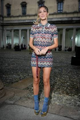 Front Row of Missoni fashion show during the Milan Fashion Week - Womenswear S S 2026 in Milan, Italy on 24 September 2025. Diletta Leotta attends the Missoni fashion show during the Milan Fashion Week - Womenswear Spring Summer 2026 in Milan, Italy on 24 September 2025., Credit:Stefano Costantino TTL Avalon Italy, Milan  Copyright: xStefanoxCostantinoxTTLx xAvalonx 1039992897