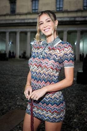 Front Row of Missoni fashion show during the Milan Fashion Week - Womenswear S S 2026 in Milan, Italy on 24 September 2025. Diletta Leotta attends the Missoni fashion show during the Milan Fashion Week - Womenswear Spring Summer 2026 in Milan, Italy on 24 September 2025., Credit:Stefano Costantino TTL Avalon Italy, Milan  Copyright: xStefanoxCostantinoxTTLx xAvalonx 1039992915