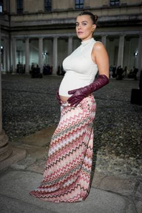 Front Row of Missoni fashion show during the Milan Fashion Week - Womenswear S S 2026 in Milan, Italy on 24 September 2025. A guest attends the Missoni fashion show during the Milan Fashion Week - Womenswear Spring Summer 2026 in Milan, Italy on 24 September 2025., Credit:Stefano Costantino TTL Avalon Italy, Milan  Copyright: xStefanoxCostantinoxTTLx xAvalonx 1039992920