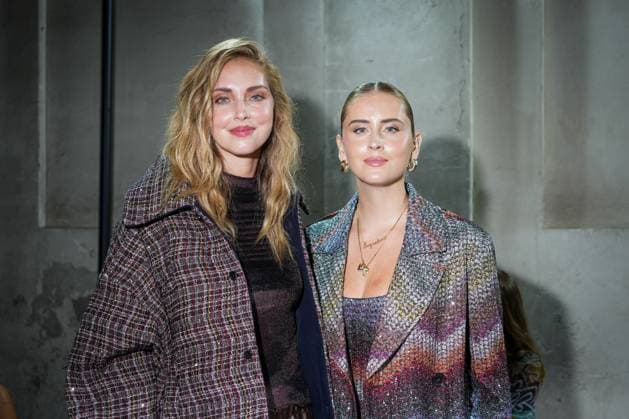 Front Row of Missoni fashion show during the Milan Fashion Week - Womenswear S S 2026 in Milan, Italy on 24 September 2025. Chiara Ferragni and Valentina Ferragni attends the Missoni fashion show during the Milan Fashion Week - Womenswear Spring Summer 2026 in Milan, Italy on 24 September 2025., Credit:Stefano Costantino TTL Avalon Italy, Milan  Copyright: xStefanoxCostantinoxTTLx xAvalonx 1039992969