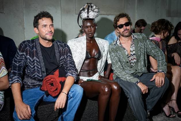 Front Row of Missoni fashion show during the Milan Fashion Week - Womenswear S S 2026 in Milan, Italy on 24 September 2025. A guest attends the Missoni fashion show during the Milan Fashion Week - Womenswear Spring Summer 2026 in Milan, Italy on 24 September 2025., Credit:Stefano Costantino TTL Avalon Italy, Milan  Copyright: xStefanoxCostantinoxTTLx xAvalonx 1039992976