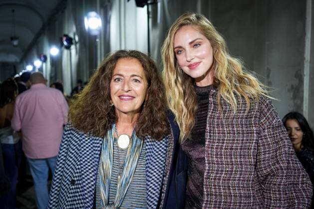 Front Row of Missoni fashion show during the Milan Fashion Week - Womenswear S S 2026 in Milan, Italy on 24 September 2025. Angela Missoni and Chiara Ferragni attends the Missoni fashion show during the Milan Fashion Week - Womenswear Spring Summer 2026 in Milan, Italy on 24 September 2025., Credit:Stefano Costantino TTL Avalon Italy, Milan  Copyright: xStefanoxCostantinoxTTLx xAvalonx 1039993016