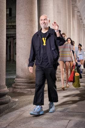Missoni fashion show Alternative View during the Milan Fashion Week - Womenswear S S 2026 in Milan, Italy on 24 September 2025. Designer Alberto Caliri walks the runway at the Missoni fashion show during the Milan Fashion Week - Womenswear Spring Summer 2026 in Milan, Italy on 24 September 2025., Credit:Stefano Costantino TTL Avalon Italy, Milan  Copyright: xStefanoxCostantinoxTTLx xAvalonx 1040003413