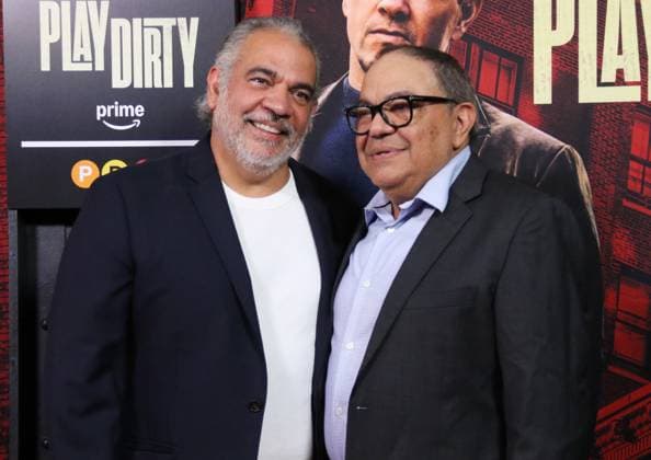 NEW YORK, NY- SEPTEMBER 24: Hemky Madera at the Amazon MGM Studios Play Dirty world premiere held at SVA Theatre on September 24, 2025 in New York, New York Copyright: xRWx