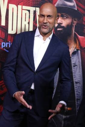 NEW YORK, NY- SEPTEMBER 24: Keegan-Michael Key at the Amazon MGM Studios Play Dirty world premiere held at SVA Theatre on September 24, 2025 in New York, New York Copyright: xRWx