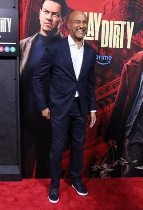 NEW YORK, NY- SEPTEMBER 24: Keegan-Michael Key at the Amazon MGM Studios Play Dirty world premiere held at SVA Theatre on September 24, 2025 in New York, New York Copyright: xRWx
