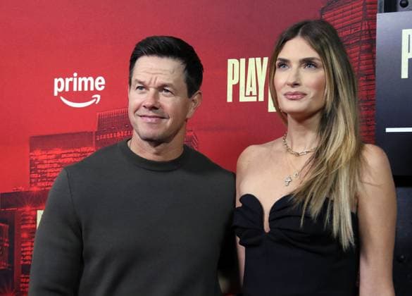 NEW YORK, NY- SEPTEMBER 24: Mark Wahlberg and Rhea Durham at the Amazon MGM Studios Play Dirty world premiere held at SVA Theatre on September 24, 2025 in New York, New York Copyright: xRWx