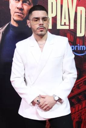 NEW YORK, NY- SEPTEMBER 24: Maximo Beras-Goico at the Amazon MGM Studios Play Dirty world premiere held at SVA Theatre on September 24, 2025 in New York, New York Copyright: xRWx