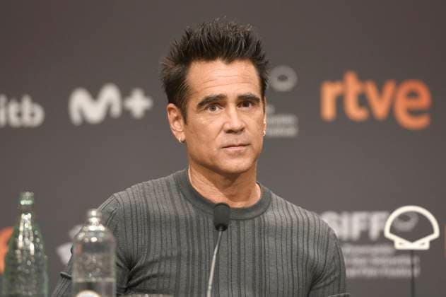 Colin Farrell bei der Pressekonferenz zum Kinofilm Ballad of a Small Player auf dem 73. Internationalen Filmfestival San Sebastian Festival Internacional de Cine de San Sebastian im Kursaal. San Sebastian, 25.09.2025 *** Colin Farrell at the press conference for the feature film Ballad of a Small Player at the 73rd San Sebastian International Film Festival Festival Internacional de Cine de San Sebastian in the Kursaal San Sebastian, 25 09 2025 Foto:xC.xNiehausx xFuturexImagex player_5943