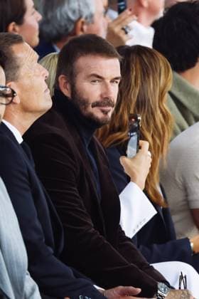 Milan, Milan Women s Fashion Week Spring Summer 2026 - Women s Fashion, Spring Summer 2026 - Boss Fashion Show - Front Row Guests. Pictured: David Beckham (Former footballer, sports executive, and entrepreneur)  Copyright: xAlessandroxBremecx xipa-agency.netx xx IPA_Agency_IPA65727626