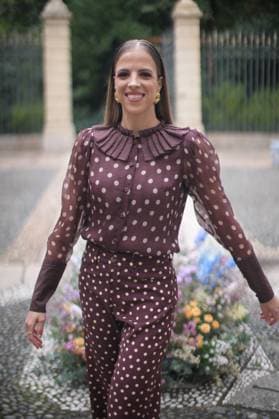 Milan Fashion Week - Women S S 2026 Luisa Beccaria Fashion Show Front Row Palazzo Bovara - Milan, Italy Carolina Kostner Milan Fashion Week - Women S S 2026 Luisa Beccaria Fashion Show Front Row Palazzo Bovara - Milan, Italy 24th September 2025  Copyright: xMarcoxErbax