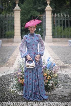 Milan Fashion Week - Women S S 2026 Luisa Beccaria Fashion Show Front Row Palazzo Bovara - Milan, Italy Judith Bradl Milan Fashion Week - Women S S 2026 Luisa Beccaria Fashion Show Front Row Palazzo Bovara - Milan, Italy 24th September 2025  Copyright: xMarcoxErbax