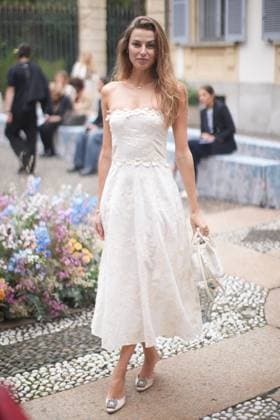 Milan Fashion Week - Women S S 2026 Luisa Beccaria Fashion Show Front Row Palazzo Bovara - Milan, Italy Sara Pagliaroli Milan Fashion Week - Women S S 2026 Luisa Beccaria Fashion Show Front Row Palazzo Bovara - Milan, Italy 24th September 2025  Copyright: xMarcoxErbax
