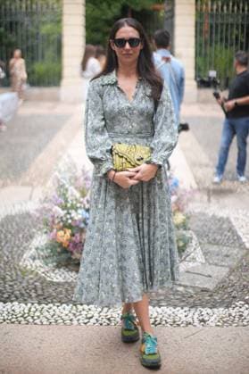Milan Fashion Week - Women S S 2026 Luisa Beccaria Fashion Show Front Row Palazzo Bovara - Milan, Italy Viola Arrivabene Milan Fashion Week - Women S S 2026 Luisa Beccaria Fashion Show Front Row Palazzo Bovara - Milan, Italy 24th September 2025  Copyright: xMarcoxErbax